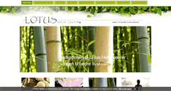 Desktop Screenshot of lotushelsecenter.dk